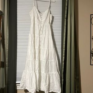J crew white eyelet maxi dress